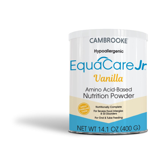 EquaCare Jr., Vanilla Flavored Powder, 14.1 oz (Case of 6)