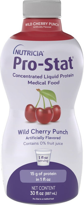 Pro-Stat Ready-to-Use Liquid Protein Supplement 30 oz. Bottle, Wild Cherry
