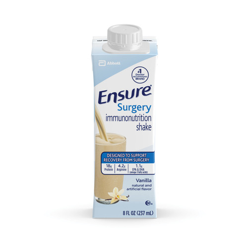 Ensure Surgery Immunonutrition Shake 8oz Re-Closable Container, Vanilla (Case of 24)