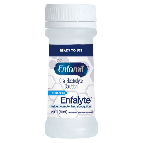 Enfamil Enfalyte, Ready-to-Use, 2 fl. oz. Nursette Bottle, Retail (Case of 48)