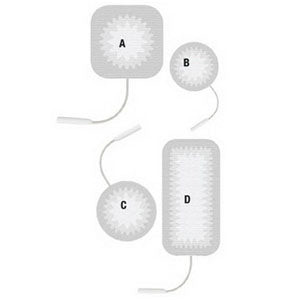 S-Series Self-Adhering Reusable Stimulating Electrodes 2-3/4" Round (Package of 4)