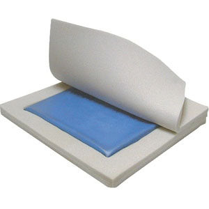 Skin Protection Gel "E" 3" Wheelchair Seat Cushion, 16" x 16" x 3"