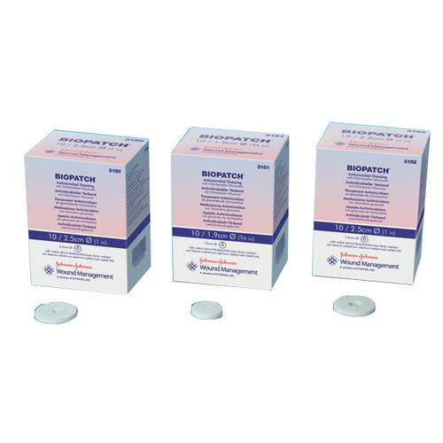 Biopatch Antimicrobial Dressing 1" Disk, 7mm (Package of 10)