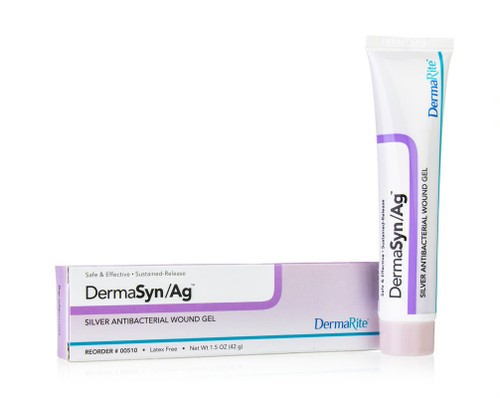 DermaSyn Ag Silver Antibacterial Wound Gel, 1.5 oz