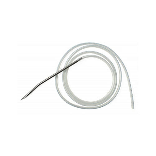 Jackson-Pratt Round Silicone Drain with Trocar Wound Drainage System, 15 fr, 3/16"