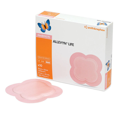 ALLEVYN Life Foam Dressing Sterile 8-1/4" x 8-1/4", 6" x 6" Pad Size
