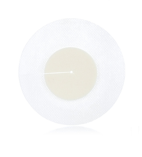 Border Foam Waterproof Dressing, 4" Round Fenestrated