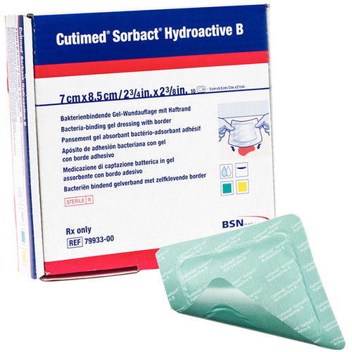 Cutimed Sorbact Hydroactive B Hydrogel Dressing, 2 - 3/4" x  2 - 3/8"