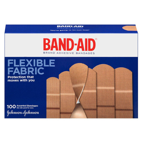 Band-Aid Flexible Fabric Assorted 100 ct. (Box of 100)