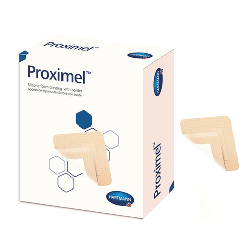 Proximel Silicone Dressing with Border, 6" x 6" (Box of 5)