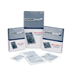 ACTISORB Silver Antimicrobial Dressing 4-1/8" x 7-1/2"