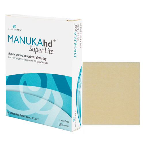 ManukaMed MANUKAhd Super Lite 2" x 2" (Box of 10)
