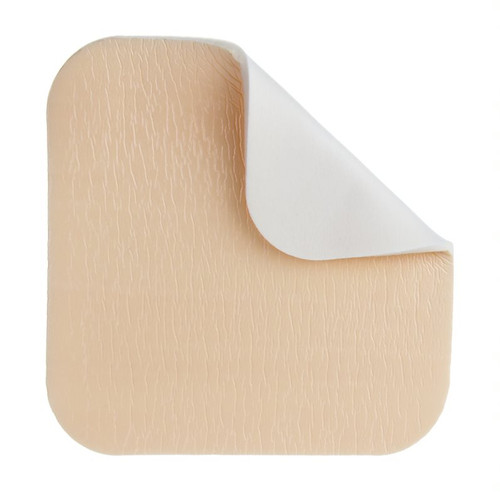 DermaFoam Waterproof Foam Wound Dressing without Border, 6" x 6" (Box of 10)