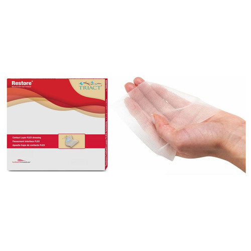 UrgoTul Contact Layer Flex Dressing, 6" x 8" (Box of 10)
