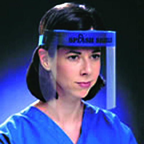 Full Face Shield, 7-1/2", 13" Impenetrable Foam Barrier (Box of 24)