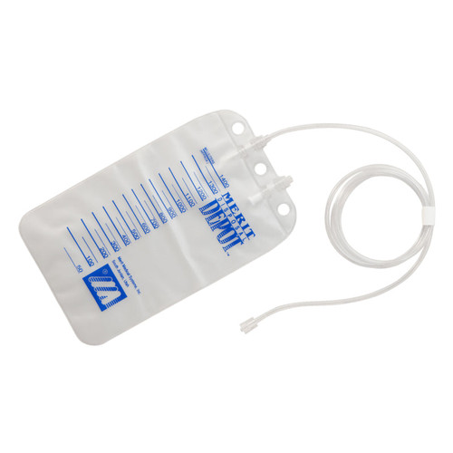 Multi-Purpose Drainage Bag with Large Bore Tubing, 1400mL