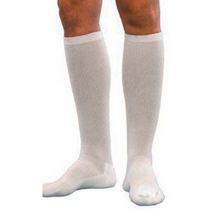182C Cushioned Cotton Calf, 15-20mmHg, Men's, Size B, Black