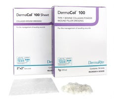 DermaCol 100 Type 1 Bovine Collagen Dressing 2" x 2"