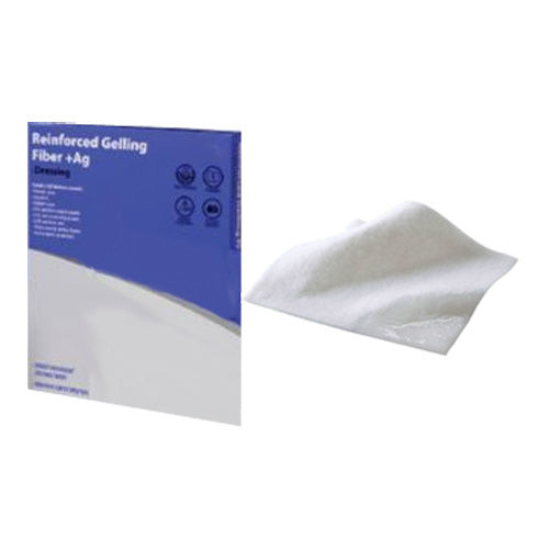Cardinal Health Reinforced Gelling Fiber +Ag, 4" x 4.75" (Box of 10)