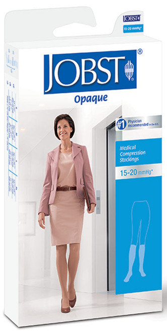 Knee-High Firm Opaque Compression Stockings Medium, Black