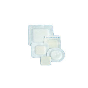DeRoyal Polyderm Hydrophilic Foam Wound Dressing, 4" Border (Box of 10)