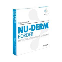 Nu-Derm Bordered Hydrocolloid Dressing 2" x 2" (Package of 20)