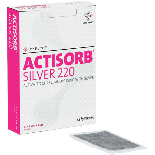 ACTISORB Silver Antimicrobial Dressing 2-1/2" x 3-3/4"