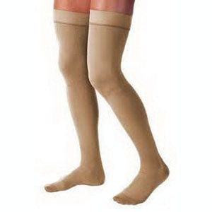 Jobst For Men,Thigh,15-20mm,Ribbed,Large,Khaki