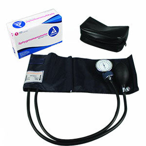 Aneroid Sphygmomanometer Adult, Nylon Cuff (Case of 10)