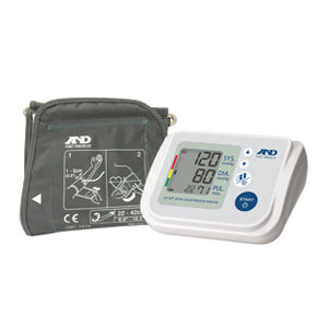 A & D Medical Multi-User Upper Arm Automatic Blood Pressure Monitor with AccuFit Plus Wide Range Cuff