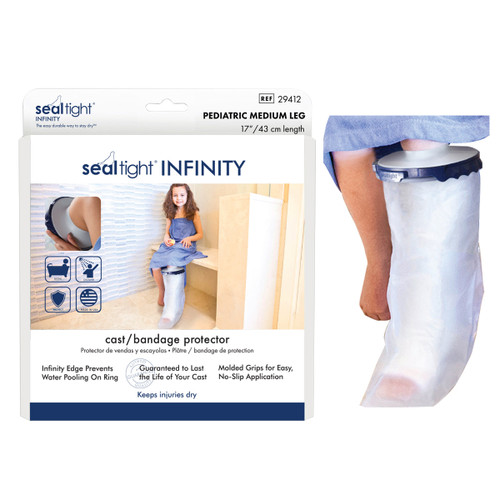 Seal-Tight Infinity Cast Protector Pediatric Medium Leg