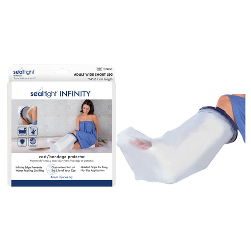 Seal-Tight Infinity Cast Protector Adult Short Leg Wide