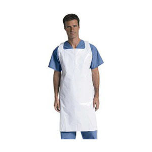 Protective Poly Disposable Apron 28  x 46