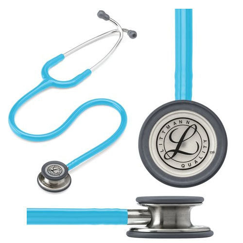 Littmann Classic III Stethoscope, Turquoise Tube, 27"