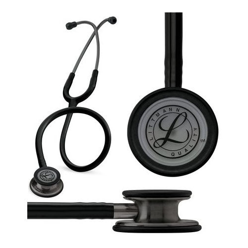 Littmann Classic III Stethoscope, Smoke-Finish, Black Tube, 27"
