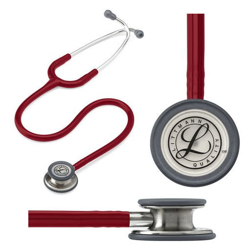 Littmann Classic III Stethoscope, Burgundy Tube, 27"