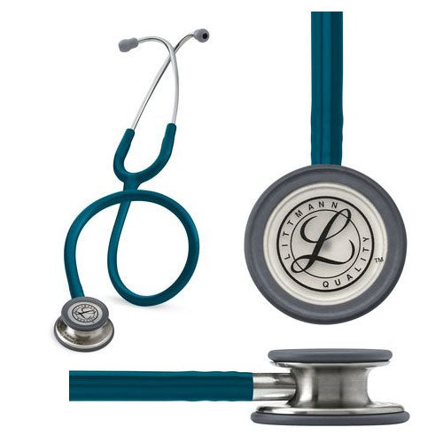 Littmann Classic III Stethoscope, Caribbean Blue Tube, 27"
