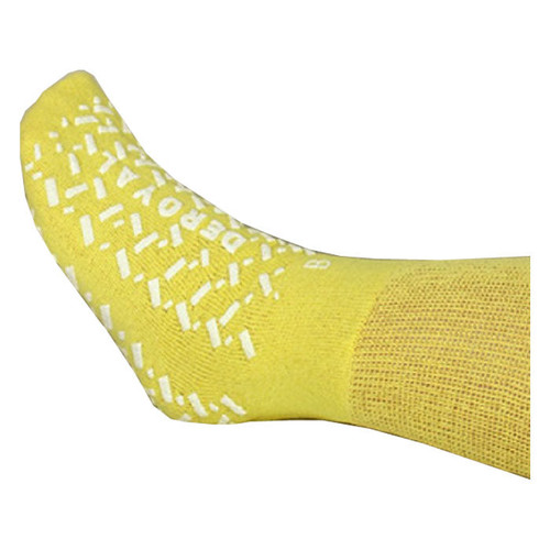 DeRoyal Double-Sided Slippers, Small/Medium, Yellow