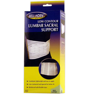Bell-Horn Low Contour Lumbar Sacral Support, 3X-Large 62" - 70" Waist