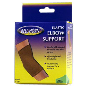 Bell-Horn Elastic Elbow Support, Large, 10" - 11" Elbow, Beige