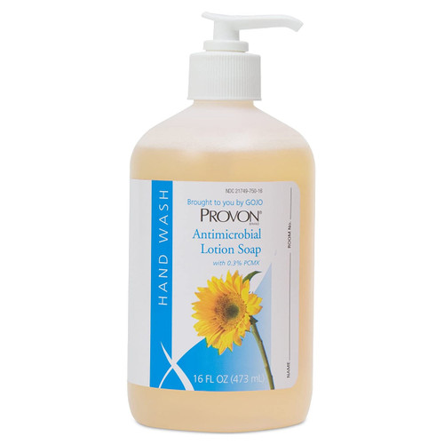 PROVON Antimicrobial Lotion Soap with 0.3% PCMX, 16 oz Pump Bottle