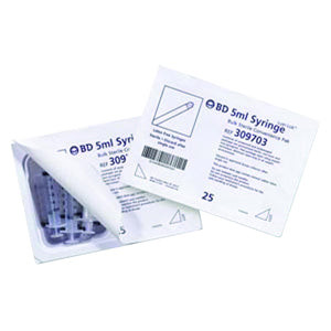 Luer-Lok Tip Syringe Convenience Tray 3 mL (300 count) (Case of 300)