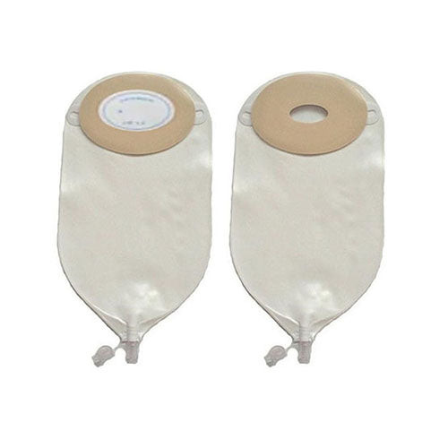 Urinary Pouch With Convexity Custom Pre-Cut 1-1/4" x 1- 1/2" Opening (Box of 10)