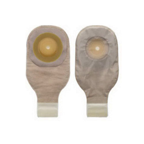 Premier Convex Flex Tend 1-Piece Drainable Pouch With Tape Border Cut-To-Fit 1-1/2", Trans (Box of 5)