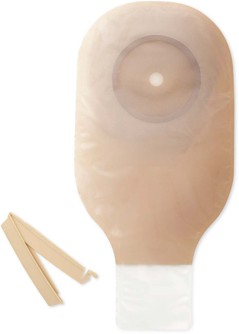 Premier Convex Flex Tend 1-Piece Drainable Pouch With Tape Border Precut 1-5/8", Transpare (Box of 5)