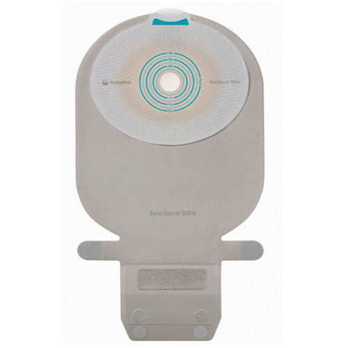 SenSura Mio 1-Piece EasiClose WIDE Outlet, Convex Light, Maxi, Transparent, Cut-to-fit (Box of 10)