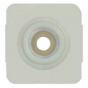 Securi-T USA Extended Wear Convex Pre-Cut 1" Wafer White Tape Collar (4" x 4") (Box of 5)