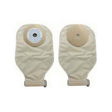 Nu-Flex Adult 24 oz Drainable Pouch Custom Precut 1-1/4" x 1-3/4" Barrier 54, Roll-Up (Box of 10)