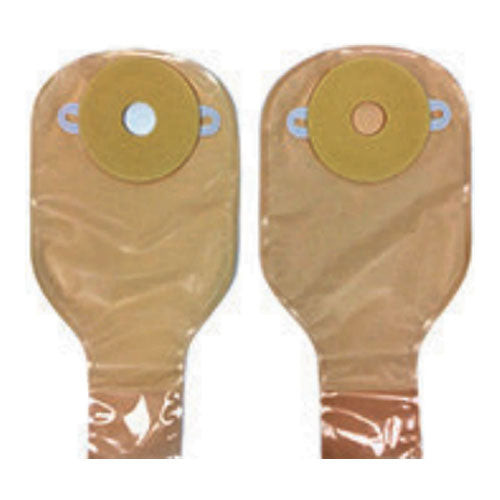 1-Piece Post-Op Adult Drainable Pouch With Barrier Precut 7/8" Round Convex, Opaque (Box of 10)