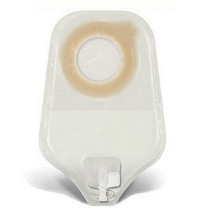 Esteem synergy 2-Piece Urostomy Pouch Fits Stoma Size 7/8" to 1-1/4", Transparent (Box of 10)